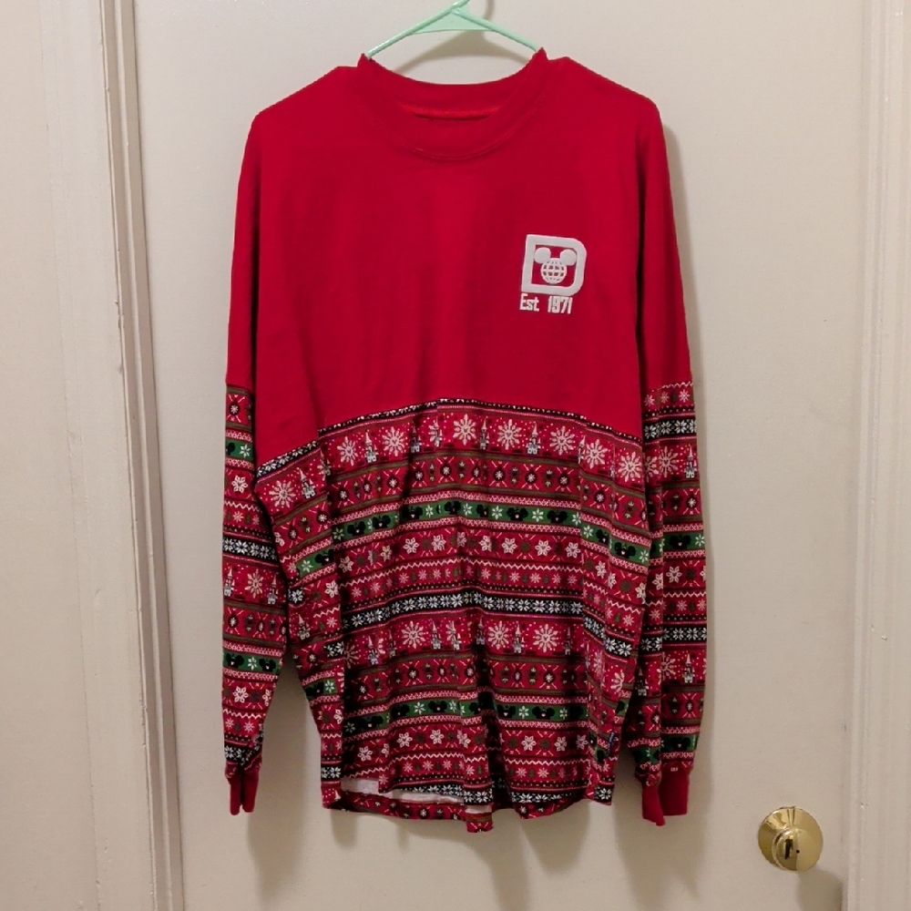 Red Holiday Long Sleeve Shirt